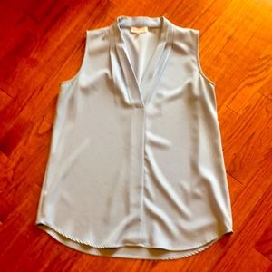 Calvin Klein sleeveless v-neck pullover blouse